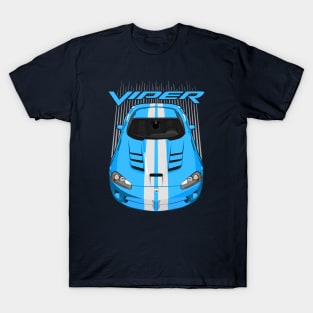 Viper SRT10-bright blue and white T-Shirt